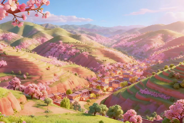 山路彎彎山花開